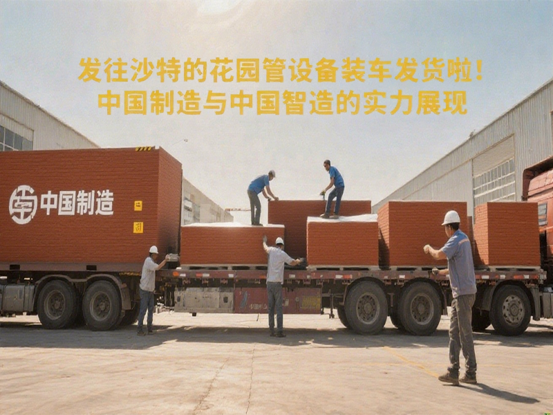 喜訊！發(fā)往沙特的花園管設(shè)備裝車發(fā)貨啦！中國(guó)制造與中國(guó)智造的實(shí)力展現(xiàn)