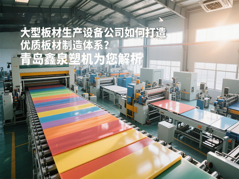 大型板材生產(chǎn)設(shè)備公司如何打造優(yōu)質(zhì)板材制造體系？青島鑫泉塑機(jī)為您解析