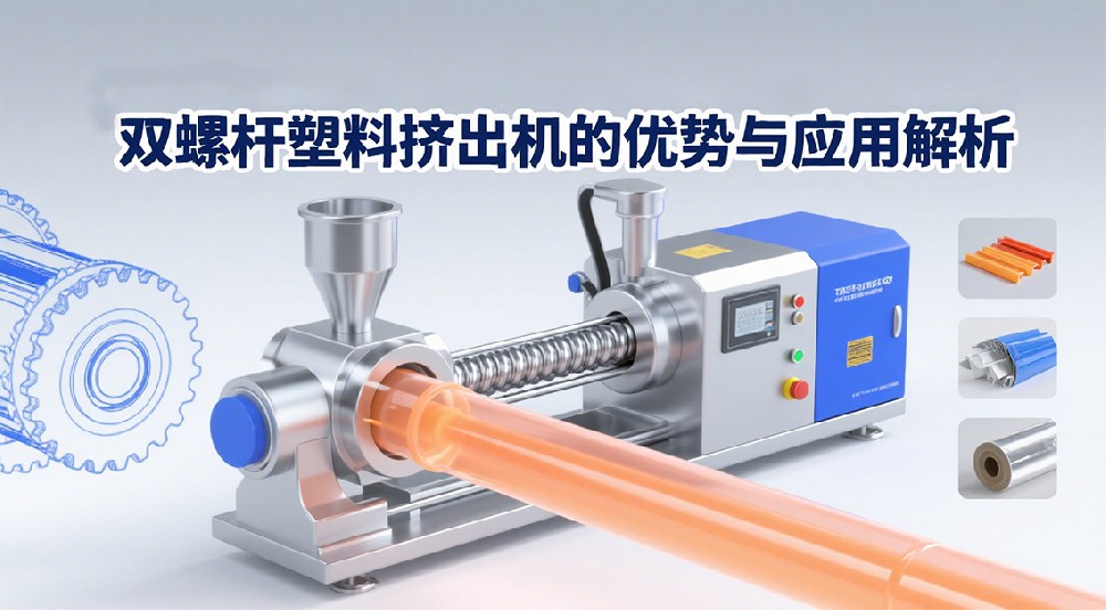 雙螺桿塑料擠出機(jī)的優(yōu)勢(shì)與應(yīng)用解析
