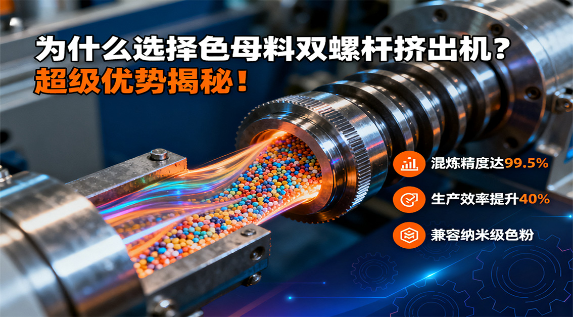 為什么選擇色母料雙螺桿擠出機(jī)？超級優(yōu)勢揭秘！20250910 .jpg