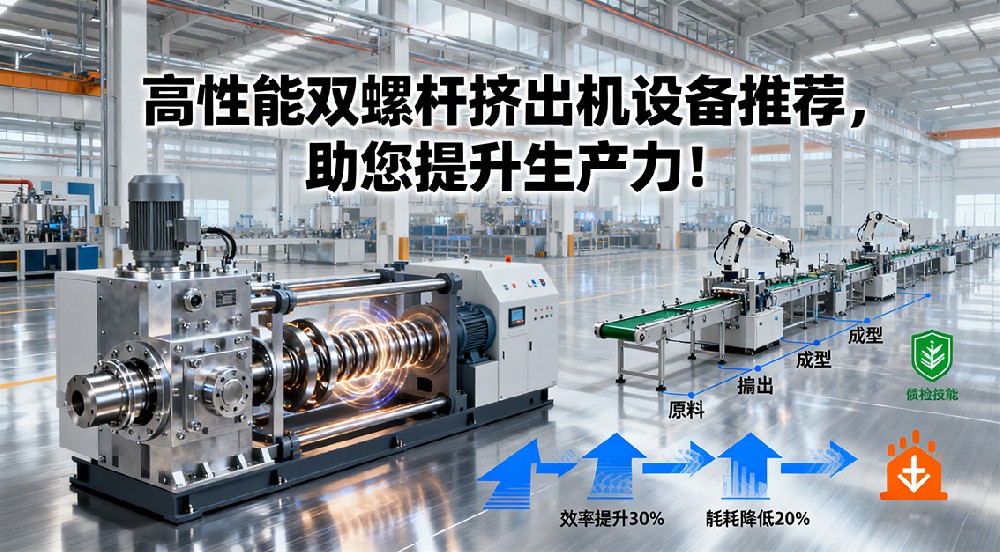 高性能雙螺桿擠出機(jī)設(shè)備推薦，助您提升生產(chǎn)力！