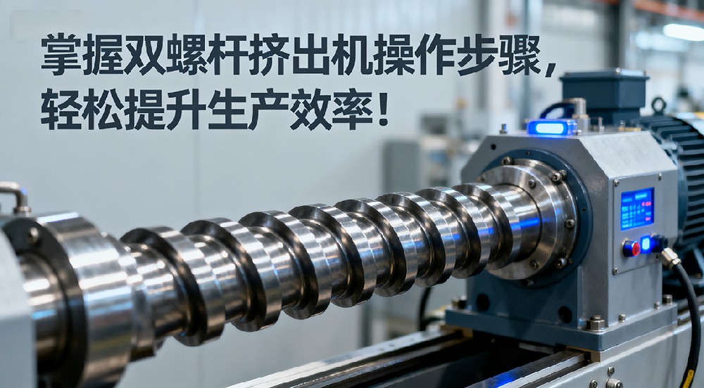 掌握雙螺桿擠出機(jī)操作步驟，輕松提升生產(chǎn)效率！