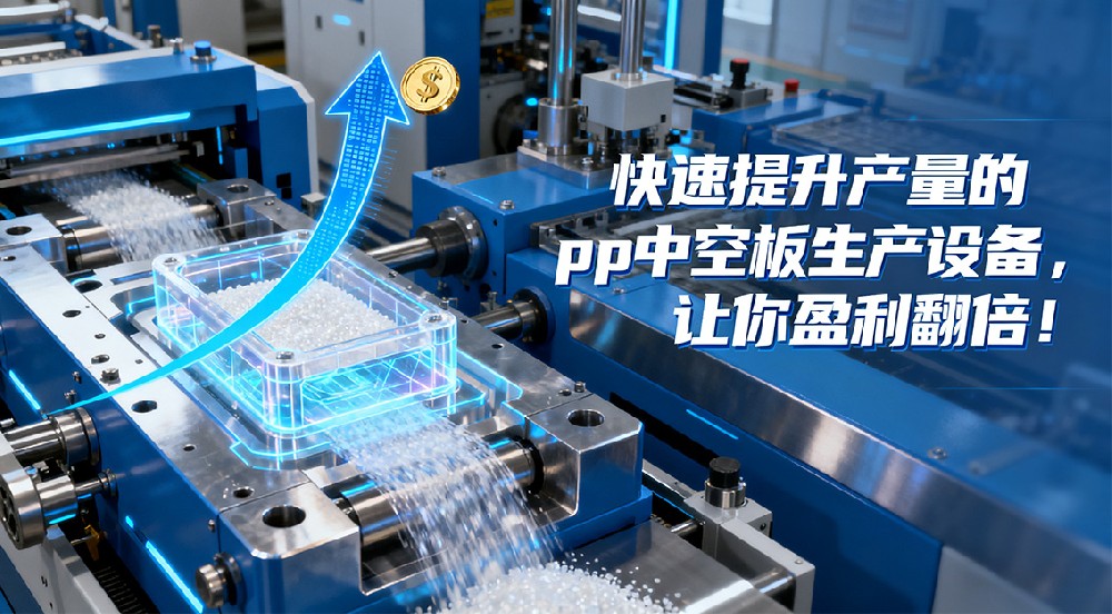 快速提升產(chǎn)量的 pp 中空板生產(chǎn)設(shè)備，讓你盈利翻倍！