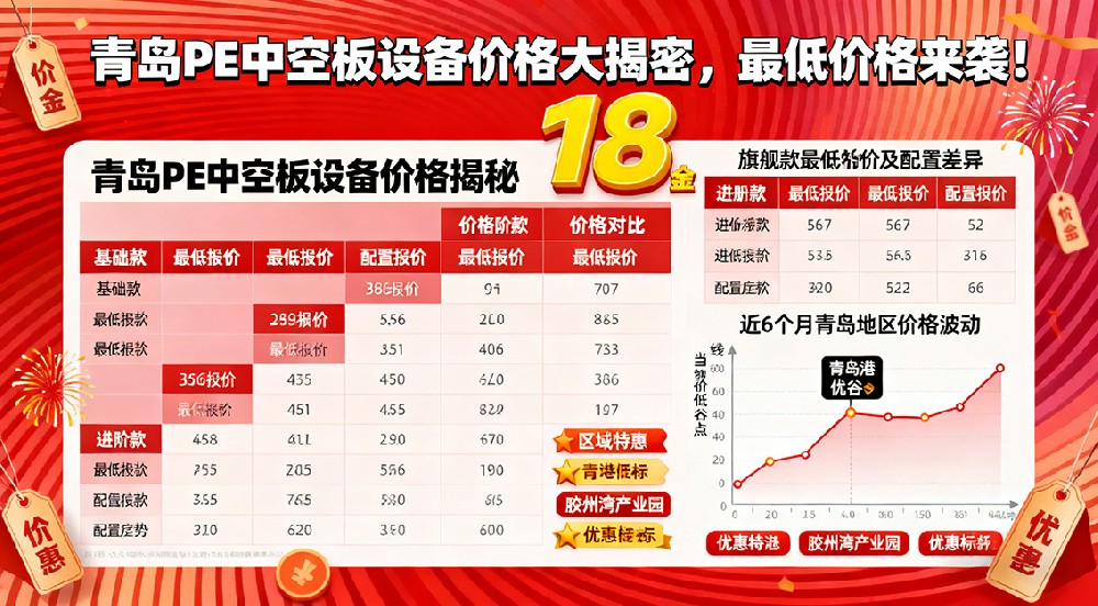 青島PE中空板設(shè)備價格大揭密，最低價格來襲！