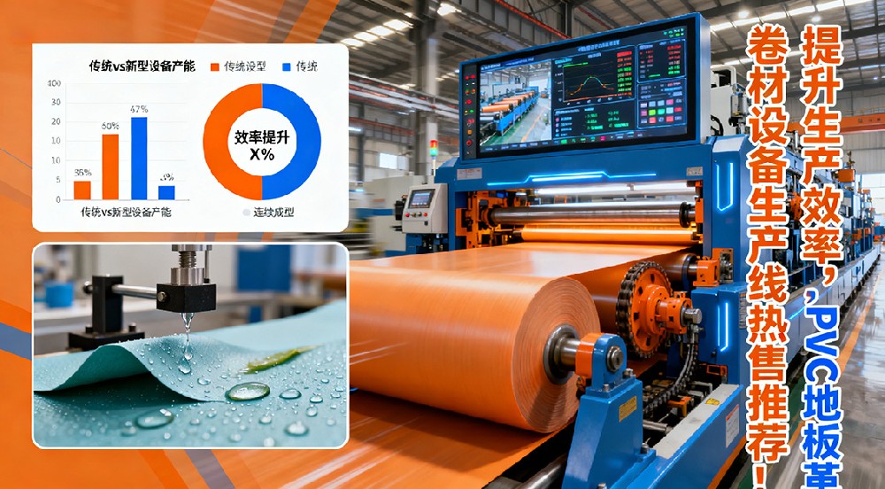 提升生產(chǎn)效率，PVC地板革防水卷材設(shè)備生產(chǎn)線搶購中！